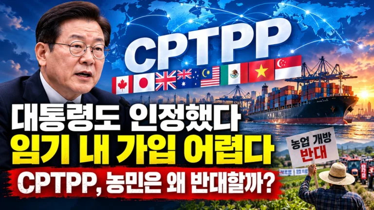 대통령도 임기 내 가입이 어렵다는 CPTPP, 농민들은 왜 반대할까?