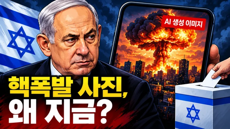네타냐후는 왜 ‘핵폭발 AI 사진’까지 올렸을까? 이스라엘 총선의 속사정