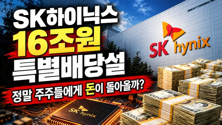 SK하이닉스 16조원 특별배당설, 정말 주주들에게 돈이 돌아올까?