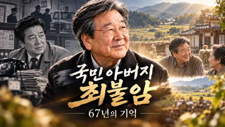 ‘국민 아버지’ 최불암 별세…그는 어떻게 67년 동안 사랑받는 배우가 됐을까?