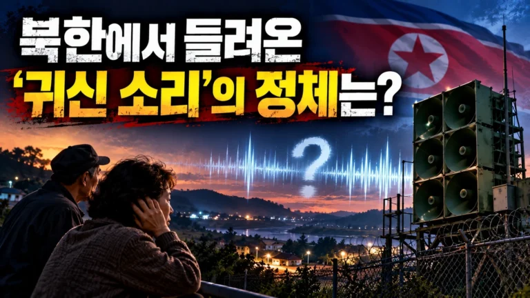 북한서 ‘귀신 소리’ 들렸다는데…군·국정원은 왜 ‘확성기 미확인’이라고 했을까?