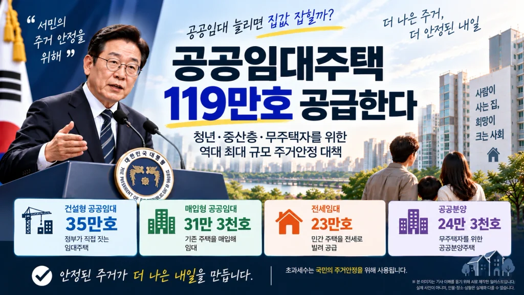 초과세수로 공공임대 대량 공급한다는데, 집값 잡는 데 정말 효과가 있을까?